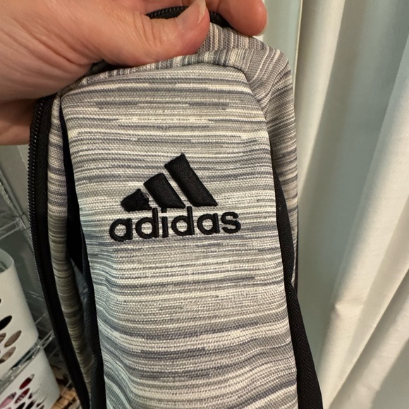 Adidas Men's Black and Gray Backpack - Picture 3 of 4